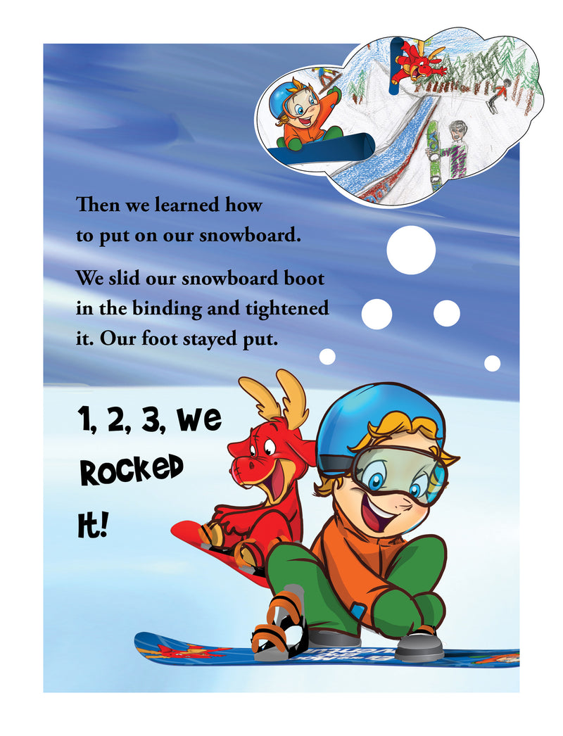 Eli and Mort Learn to Snowboard